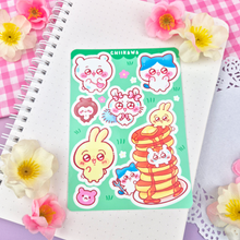 Load image into Gallery viewer, Chiikawa - Kiss Cut - Sticker Sheet - Vinyl Stickers