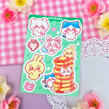 Load image into Gallery viewer, Chiikawa - Kiss Cut - Sticker Sheet - Vinyl Stickers