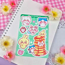 Load image into Gallery viewer, Chiikawa - Kiss Cut - Sticker Sheet - Vinyl Stickers