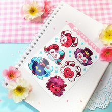 Load image into Gallery viewer, Helluva Boss - Chibis - Kiss Cut - Sticker Sheet - Vinyl Stickers