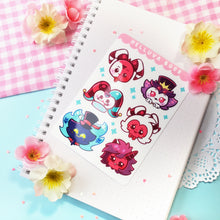 Load image into Gallery viewer, Helluva Boss - Chibis - Kiss Cut - Sticker Sheet - Vinyl Stickers