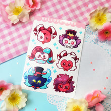Load image into Gallery viewer, Helluva Boss - Chibis - Kiss Cut - Sticker Sheet - Vinyl Stickers