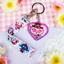 Load image into Gallery viewer, Helluva Boss - Blitzo + Stolas - Mini Lanyard + Acrylic Keychain Set
