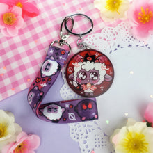Load image into Gallery viewer, Cult of the Lamb - Mini Lanyard + Keychain Set
