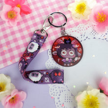 Load image into Gallery viewer, Cult of the Lamb - Mini Lanyard + Keychain Set