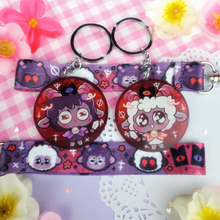 Load image into Gallery viewer, Cult of the Lamb - Mini Lanyard + Keychain Set