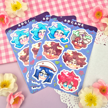 Load image into Gallery viewer, Arcane - Chibis - Kiss Cut - Sticker Sheet - Vinyl Stickers