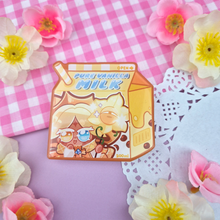 Load image into Gallery viewer, Cookies - Shadow Milk + Pure Vanilla Milk - Acrylic Phone Grip