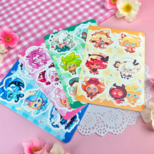 Load image into Gallery viewer, Cookie - Chibis - Kiss Cut - Sticker Sheet - Vinyl Stickers