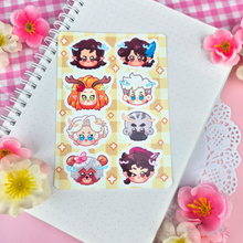 Load image into Gallery viewer, Critical Roll Campaigns - Kiss Cut - Sticker Sheet - Vinyl Stickers