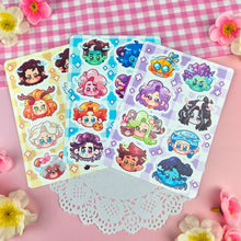 Load image into Gallery viewer, Critical Roll Campaigns - Kiss Cut - Sticker Sheet - Vinyl Stickers