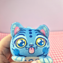 Load image into Gallery viewer, Derpy Tiger Mochi Plush Keychain Bag Charm (HE SQUEAKS!)