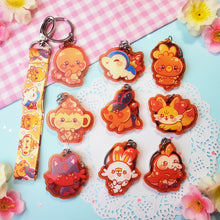 Load image into Gallery viewer, Fire Starters - Mini Lanyard + Acrylic Keychain Set