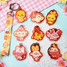 Load image into Gallery viewer, Fire Starters - Mini Lanyard + Acrylic Keychain Set