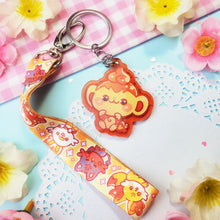 Load image into Gallery viewer, Fire Starters - Mini Lanyard + Acrylic Keychain Set