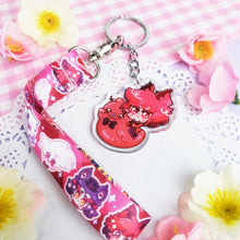 Load image into Gallery viewer, Hazbin - Alastor Ducky - Mini Lanyard + Acrylic Keychain Set