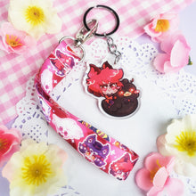 Load image into Gallery viewer, Hazbin - Alastor Ducky - Mini Lanyard + Acrylic Keychain Set