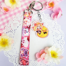 Load image into Gallery viewer, Hazbin - Lucifer Ducky - Mini Lanyard + Acrylic Keychain Set