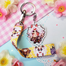 Load image into Gallery viewer, Genshin Impact - Arataki Itto - Mini Lanyard + Acrylic Keychain Set