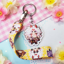 Load image into Gallery viewer, Genshin Impact - Arataki Itto - Mini Lanyard + Acrylic Keychain Set