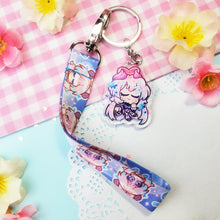 Load image into Gallery viewer, Genshin Impact - Kokomi - Mini Lanyard + Acrylic Keychain Set