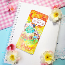 Load image into Gallery viewer, This Is Fine - TOTK Zelda - Koroks - Holographic Prism Bookmark