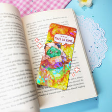 Load image into Gallery viewer, This Is Fine - TOTK Zelda - Koroks - Holographic Prism Bookmark