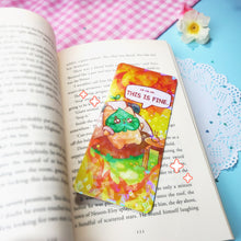 Load image into Gallery viewer, This Is Fine - TOTK Zelda - Koroks - Holographic Prism Bookmark