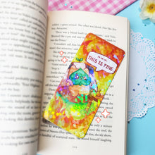 Load image into Gallery viewer, This Is Fine - TOTK Zelda - Koroks - Holographic Prism Bookmark