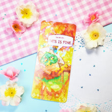 Load image into Gallery viewer, This Is Fine - TOTK Zelda - Koroks - Holographic Prism Bookmark