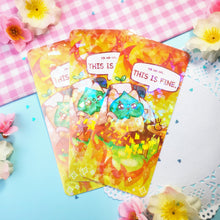 Load image into Gallery viewer, This Is Fine - TOTK Zelda - Koroks - Holographic Prism Bookmark