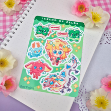 Load image into Gallery viewer, LOZ - Chibis - Kiss Cut - Sticker Sheet - Vinyl Stickers
