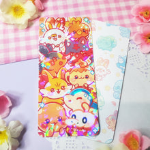 Load image into Gallery viewer, StarterMons- Holographic Prism Bookmark