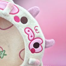 Load image into Gallery viewer, Strawberry Cow Beret - Cute Kawaii Pastel Embroidered 90% Wool Beret