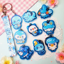 Load image into Gallery viewer, Water Starters - Mini Lanyard + Acrylic Keychain Set