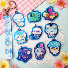 Load image into Gallery viewer, Water Starters - Mini Lanyard + Acrylic Keychain Set