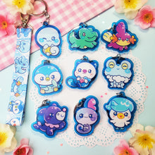 Load image into Gallery viewer, Water Starters - Mini Lanyard + Acrylic Keychain Set