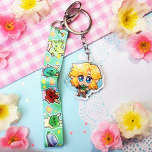 Load image into Gallery viewer, TOTK Zelda + Link + Korok - Mini Lanyard + Acrylic Keychain Set