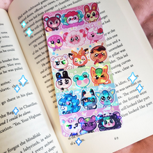 Load image into Gallery viewer, Rainbow Villagers - Holographic Prism Bookmark