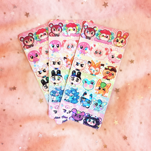 Load image into Gallery viewer, Rainbow Villagers - Holographic Prism Bookmark