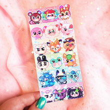 Load image into Gallery viewer, Rainbow Villagers - Holographic Prism Bookmark