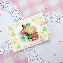 Load image into Gallery viewer, Chonky Apple - Spinning Enamel Pin