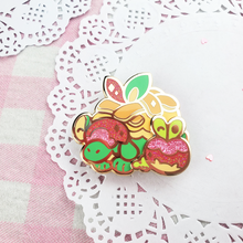 Load image into Gallery viewer, Chonky Apple - Spinning Enamel Pin