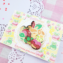 Load image into Gallery viewer, Chonky Apple - Spinning Enamel Pin