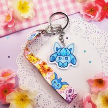 Load image into Gallery viewer, Cute Eeveelutions - Mini Lanyard + Keychain Set