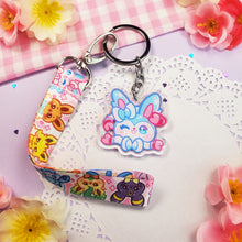 Load image into Gallery viewer, Cute Eeveelutions - Mini Lanyard + Keychain Set