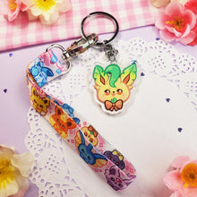 Load image into Gallery viewer, Cute Eeveelutions - Mini Lanyard + Keychain Set