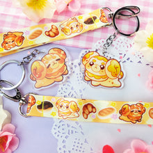 Load image into Gallery viewer, Fidough - Bread Dog - Mini Lanyard + Acrylic Keychain Set