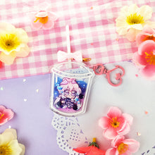 Load image into Gallery viewer, Genshin Boba Tea - Lollipop Keychains - Itto + Childe + Ayato