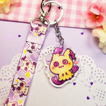 Load image into Gallery viewer, Cute Mimikyu - Mini Lanyard + Keychain Set